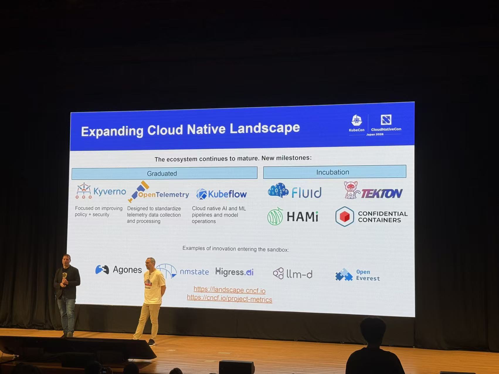 HAMi 出现在 Chris Aniszczyk 与 Jonathan Bryce 在 KubeCon 日本 2026 的 Keynote 幻灯片中